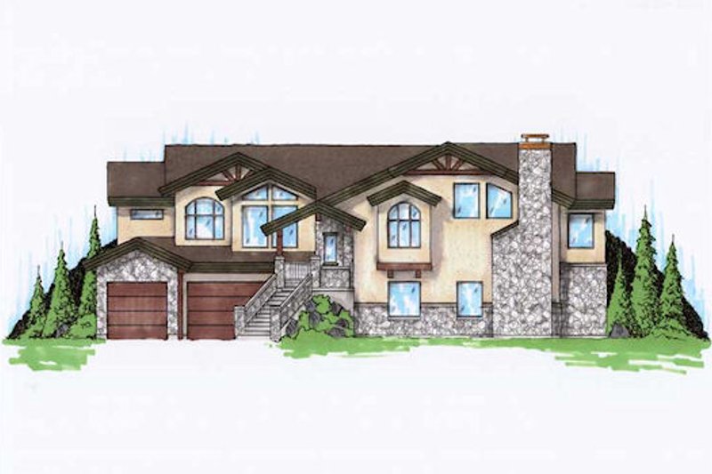 Dream House Plan - Traditional Exterior - Front Elevation Plan #5-219