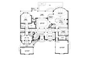 Mediterranean Style House Plan - 5 Beds 5.5 Baths 6045 Sq/Ft Plan #548-3 