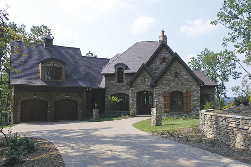 Architectural House Design - European style home, elevation