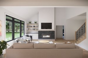 Interior - Family Room for Country House Plan #1089-48 - 3 bed, 2.5 bath