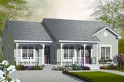 Ranch Style House Plan - 2 Beds 1 Baths 1185 Sq/Ft Plan #23-2204 