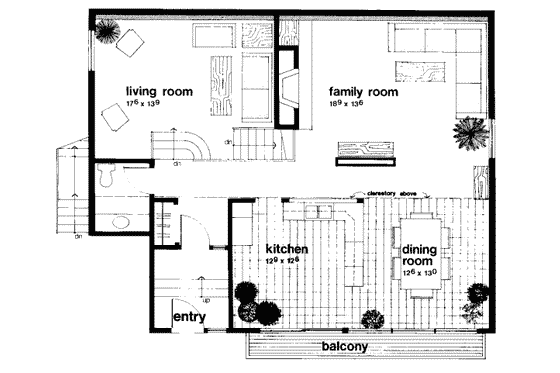 Floor Plan - Upper Floor House Plan #312-349 - 3 bed, 2.5 bath