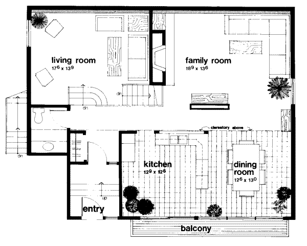 Floor Plan - Upper Floor Plan #312-349