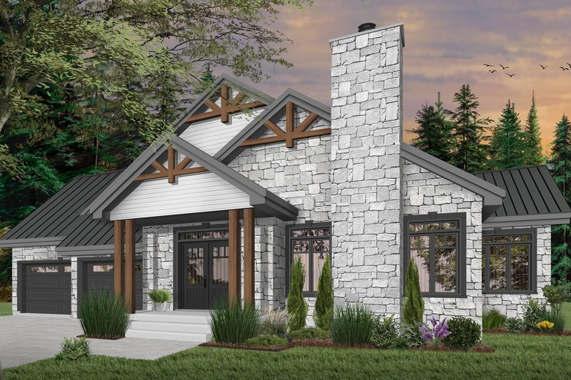 Dream House Plan - Traditional Exterior - Front Elevation Plan #23-2303