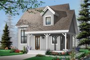 Cottage Style House Plan - 2 Beds 2 Baths 1200 Sq/Ft Plan #23-661 