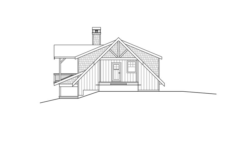 Home Plan - Exterior - Other Elevation 1 for Cottage House Plan #124-1204 - 1 bed, 2 bath