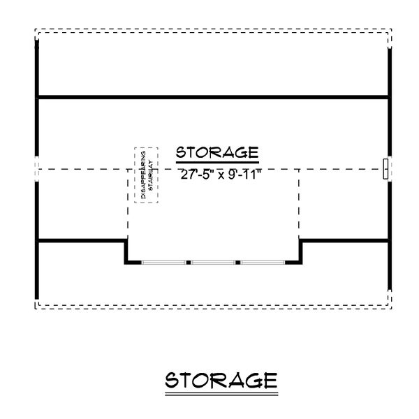 House Blueprint - Country Floor Plan - Upper Floor Plan #1064-57