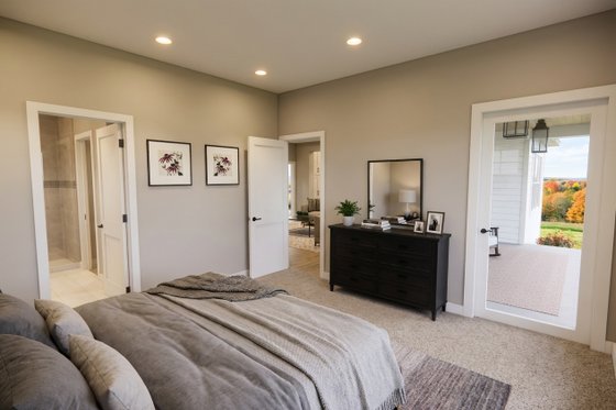 Interior - Master Bedroom 1 for Farmhouse House Plan #51-1520 - 3 bed, 2.5 bath