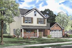 Traditional Exterior - Front Elevation Plan #17-429