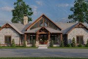Ranch Style House Plan - 3 Beds 3.5 Baths 3415 Sq/Ft Plan #923-88 Exterior 