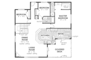 European Style House Plan - 4 Beds 3 Baths 2735 Sq/Ft Plan #18-9203 