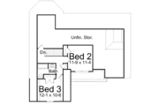 Tudor Style House Plan - 3 Beds 2 Baths 1779 Sq/Ft Plan #119-335 