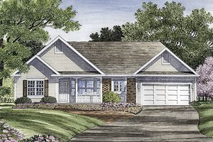 Traditional Exterior - Front Elevation Plan #316-115