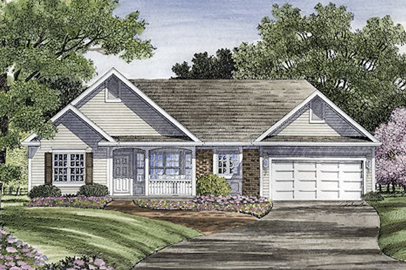 Traditional Style House Plan - 3 Beds 2 Baths 1546 Sq/Ft Plan #316-115