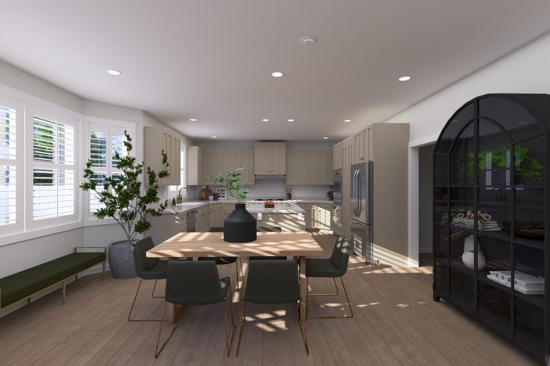 House Plan Design - Interior - Dining Room for Farmhouse House Plan #1060-291 - 2 bed, 2.5 bath