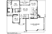 Ranch Style House Plan - 2 Beds 2 Baths 1709 Sq/Ft Plan #70-1208 