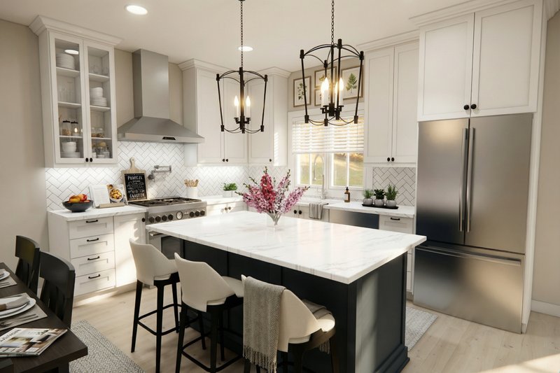 Dream House Plan - Interior - Kitchen for Farmhouse House Plan #51-1529 - 3 bed, 2 bath