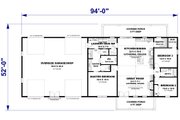 Barndominium Style House Plan - 3 Beds 2 Baths 1962 Sq/Ft Plan #44-296 