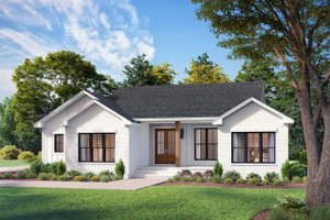 Exterior - Front Elevation 3 for Farmhouse House Plan #430-387 - 3 bed, 2.5 bath