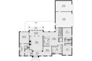 Southern Style House Plan - 4 Beds 3.5 Baths 3836 Sq/Ft Plan #36-453 
