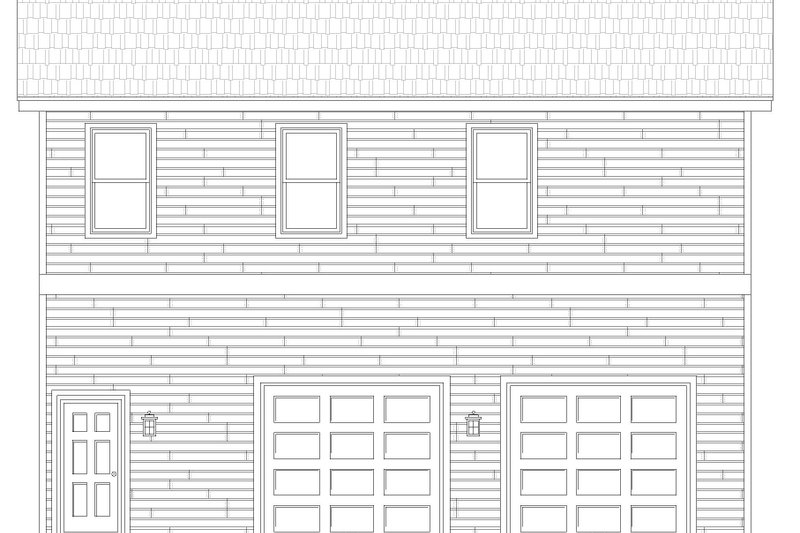Home Plan - Exterior - Front Elevation 3 for Contemporary House Plan #932-885 - 1 bed, 1 bath