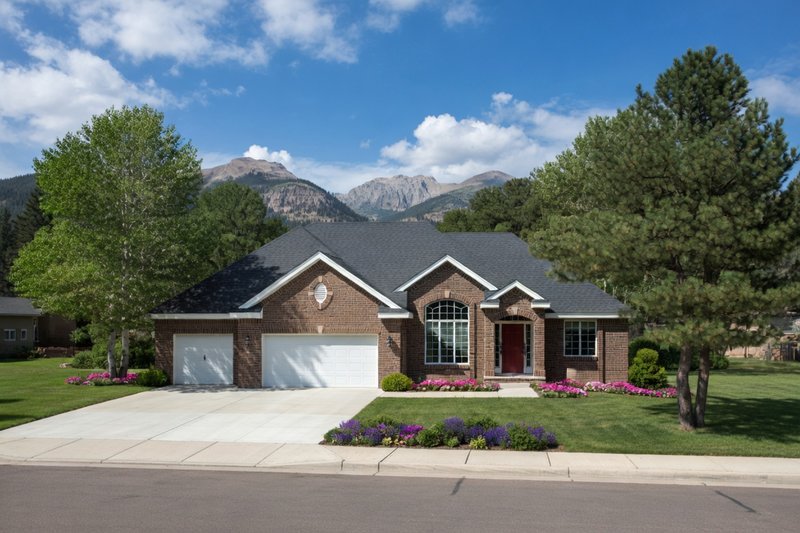 House Plan Design - Exterior - Front Elevation 2 for European House Plan #20-2151 - 3 bed, 2 bath