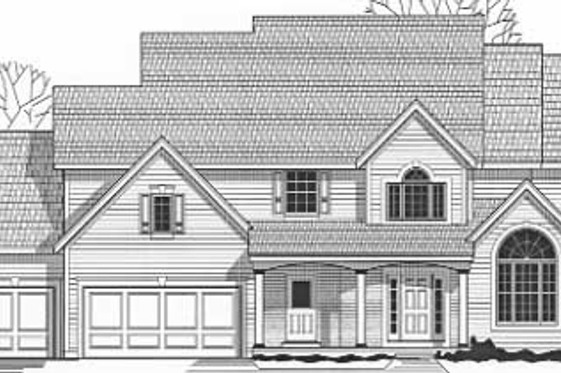 Traditional Style House Plan - 4 Beds 3.5 Baths 3467 Sq/Ft Plan #67-593