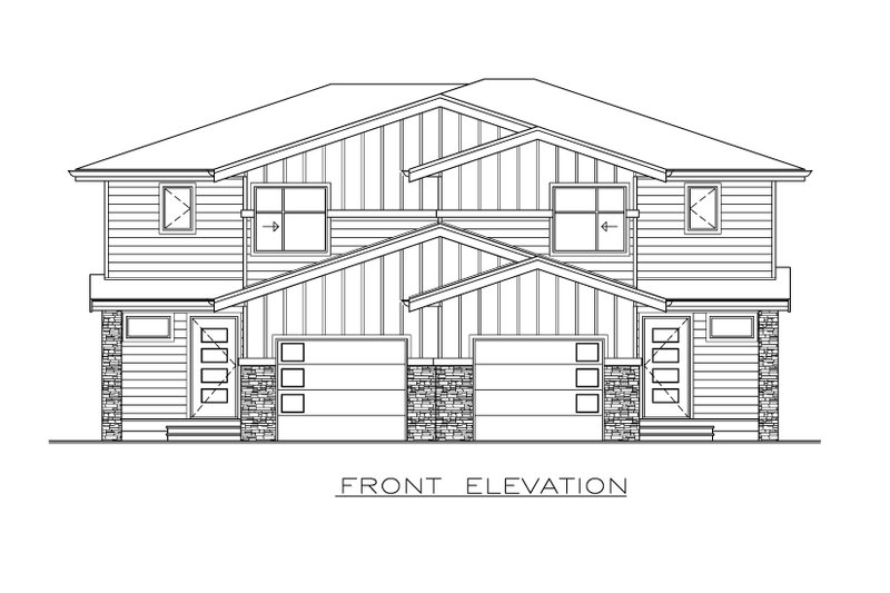 House Design - Exterior - Front Elevation 3 for Farmhouse House Plan #1100-183 - 6 bed, 5 bath
