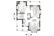 Country Style House Plan - 3 Beds 1.5 Baths 1744 Sq/Ft Plan #23-551 