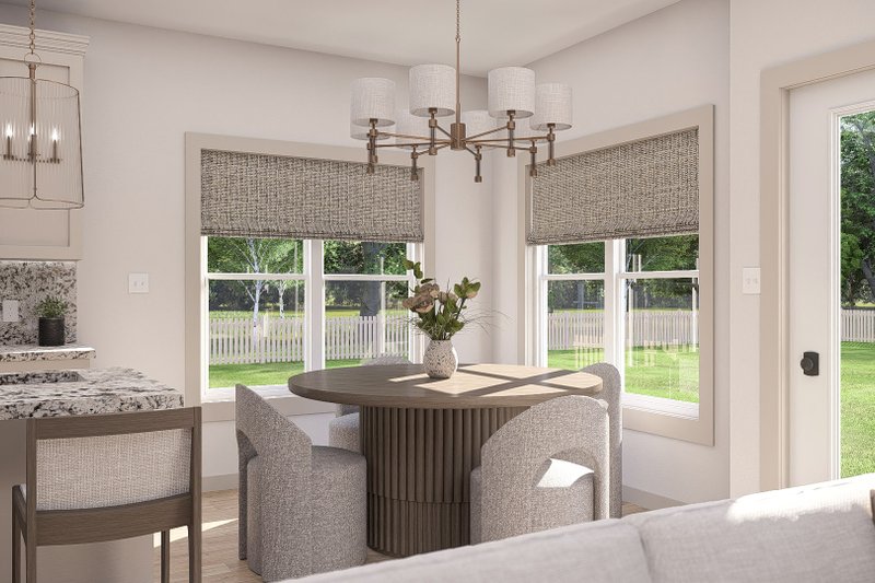House Blueprint - Interior - Dining Room for Traditional House Plan #455-728 - 3 bed, 2 bath
