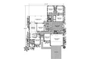 Mediterranean Style House Plan - 5 Beds 4 Baths 2763 Sq/Ft Plan #420-210 