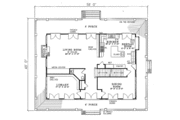 Southern Style House Plan - 3 Beds 3.5 Baths 3060 Sq/Ft Plan #17-2053 