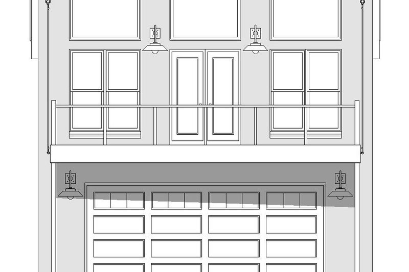 Architectural House Design - Exterior - Front Elevation 3 for Contemporary House Plan #932-95 - 1 bed, 1 bath