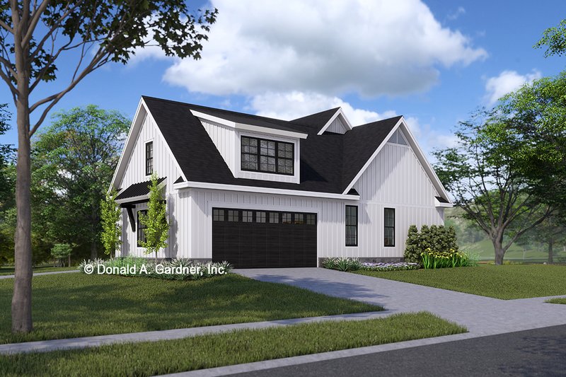 House Design - Exterior - Other Elevation for Ranch House Plan #929-1191 - 4 bed, 2.5 bath