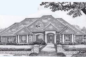 Traditional Exterior - Front Elevation Plan #310-853