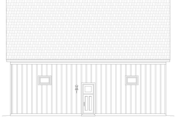 Exterior - Other Elevation for Contemporary House Plan #932-838, 0 bath