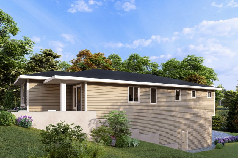 Home Plan - Exterior - Other Elevation for Traditional House Plan #124-1403 - 3 bed, 2 bath