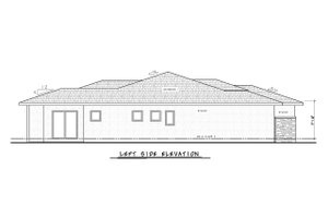 Exterior - Other Elevation for Modern House Plan #20-2496 - 3 bed, 3 bath