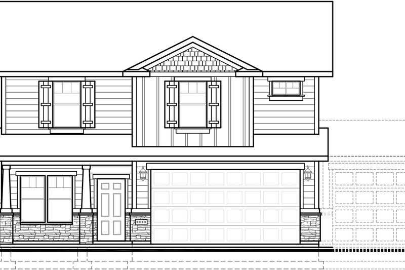 Home Plan - Exterior - Front Elevation 3 for Traditional House Plan #1073-9 - 4 bed, 3.5 bath
