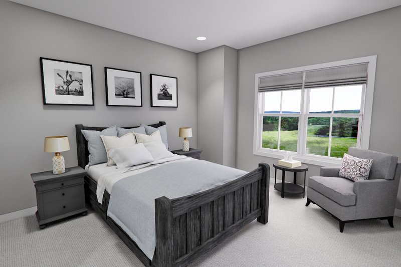 House Design - Interior - Bedroom 4 for Farmhouse House Plan #51-1273 - 4 bed, 3.5 bath