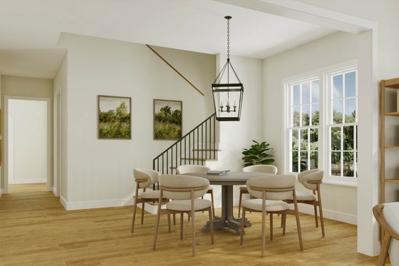 Interior - Dining Room for Tudor House Plan #461-104 - 5 bed, 2.5 bath