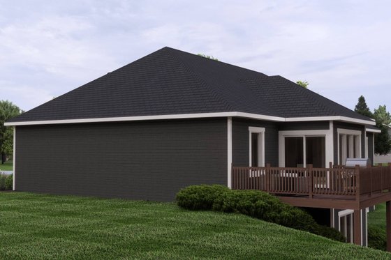 Exterior - Other Elevation 1 for Ranch House Plan #1064-82 - 4 bed, 2.5 bath