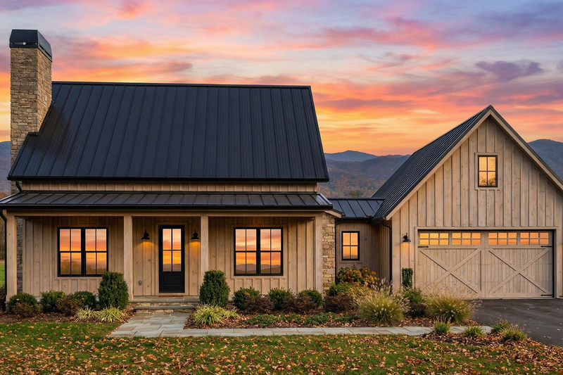 Exterior - Front Elevation 2 for Farmhouse House Plan #1096-159 - 3 bed, 2.5 bath