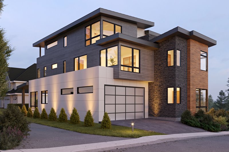House Design - Exterior - Other Elevation for Contemporary House Plan #1066-262 - 5 bed, 5.5 bath