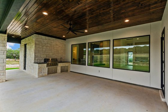 Exterior - Outdoor Living for Modern House Plan #1110-38 - 4 bed, 5 bath