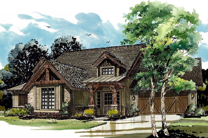 House Plan Design - Cabin Exterior - Front Elevation Plan #942-41