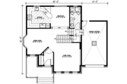 European Style House Plan - 3 Beds 1.5 Baths 1546 Sq/Ft Plan #138-150 