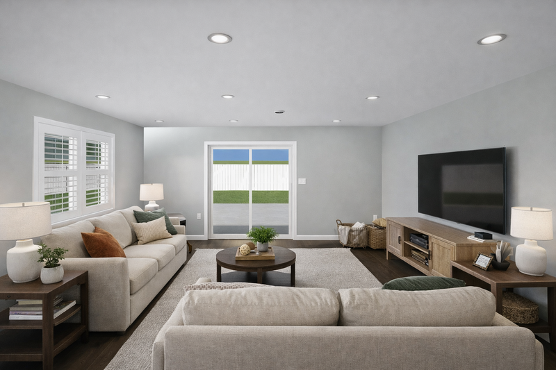 Home Plan - Interior - Family Room for Ranch House Plan #1060-432 - 3 bed, 2 bath