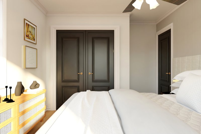 House Plan Design - Interior - Bedroom 2 for Barndominium House Plan #1064-381 - 3 bed, 2.5 bath