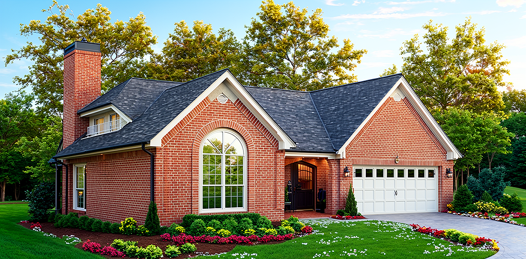 Exterior - Front Elevation 2 for Traditional House Plan #30-160 - 3 bed, 2 bath